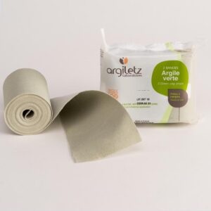Argile verte bandes x 2