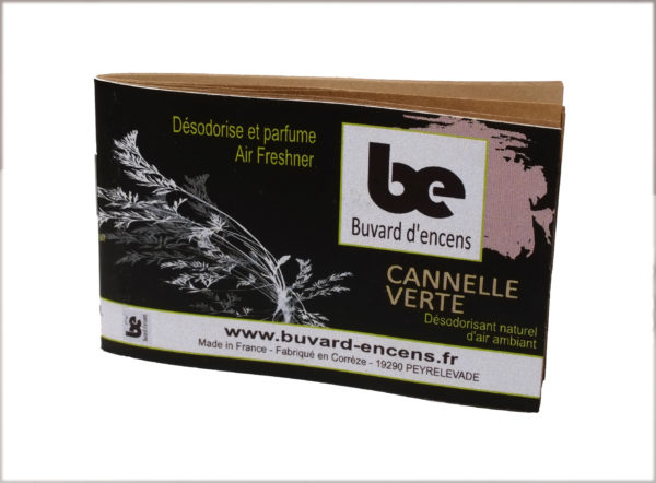 Buvard encens cannelle verte