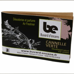 Buvard encens cannelle verte