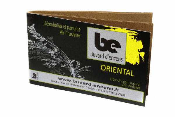 Buvard encens oriental