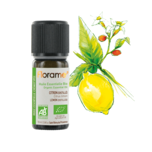 Huile essentielle de citron distillé biologique 10ml