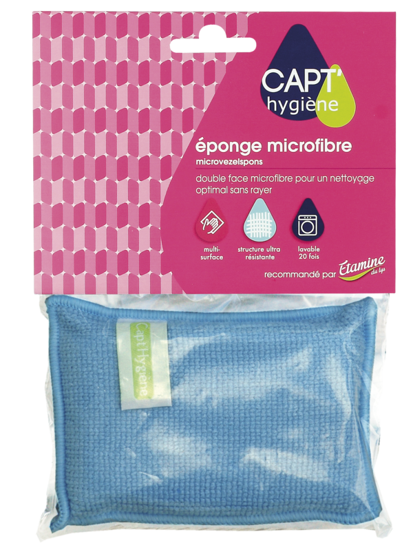 Eponge microfibre Capt'hygiène