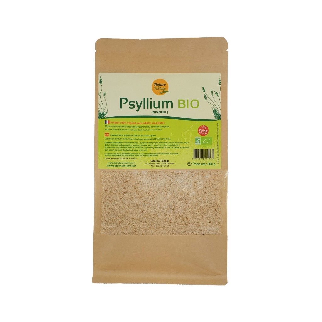 Psyllium blond bio 300gr - Destination BIO