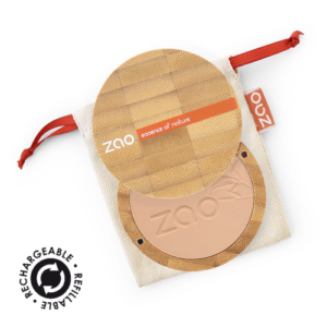 Poudre compacte beige abricot boite de 9gr