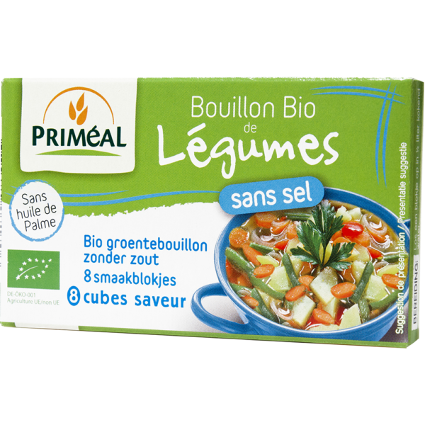 Bouillon de légumes sans sel 72gr