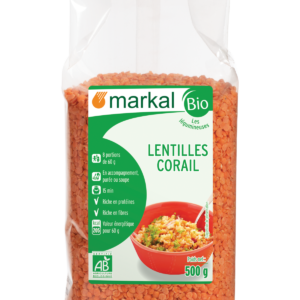 Lentilles rouge "Corail " 500g