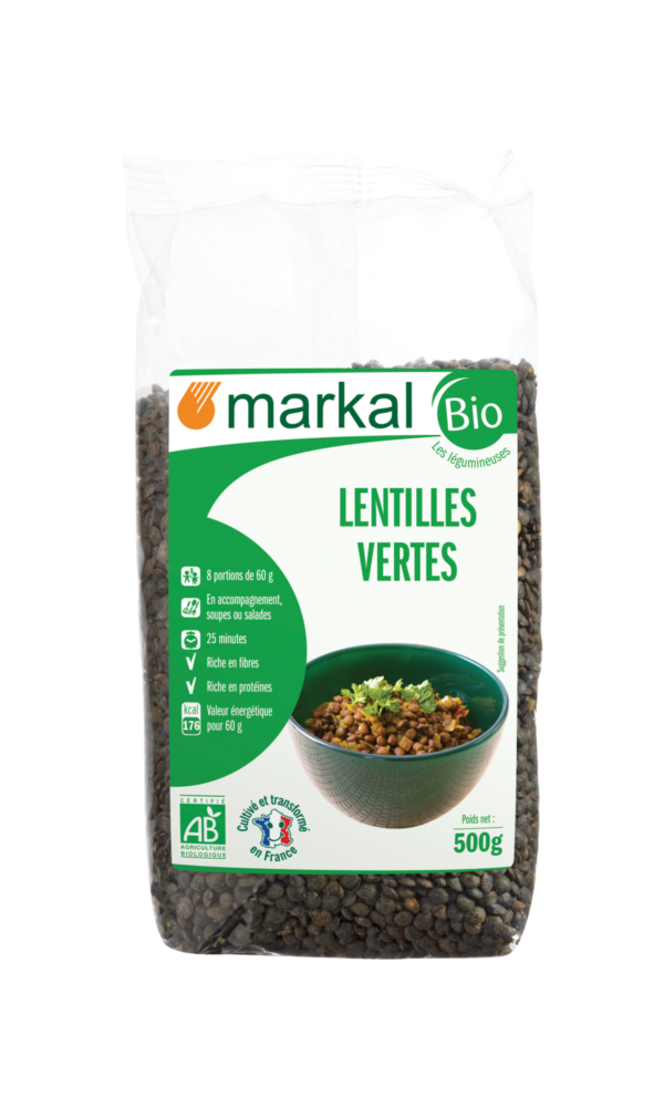 Lentilles vertes 500g
