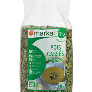 Pois cassés verts 500g