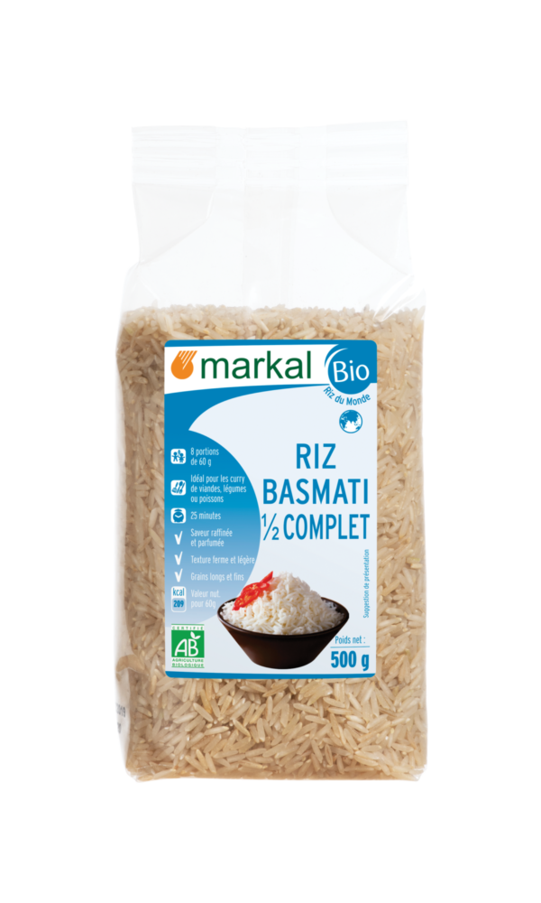 Riz basmati 1/2 complet 500g