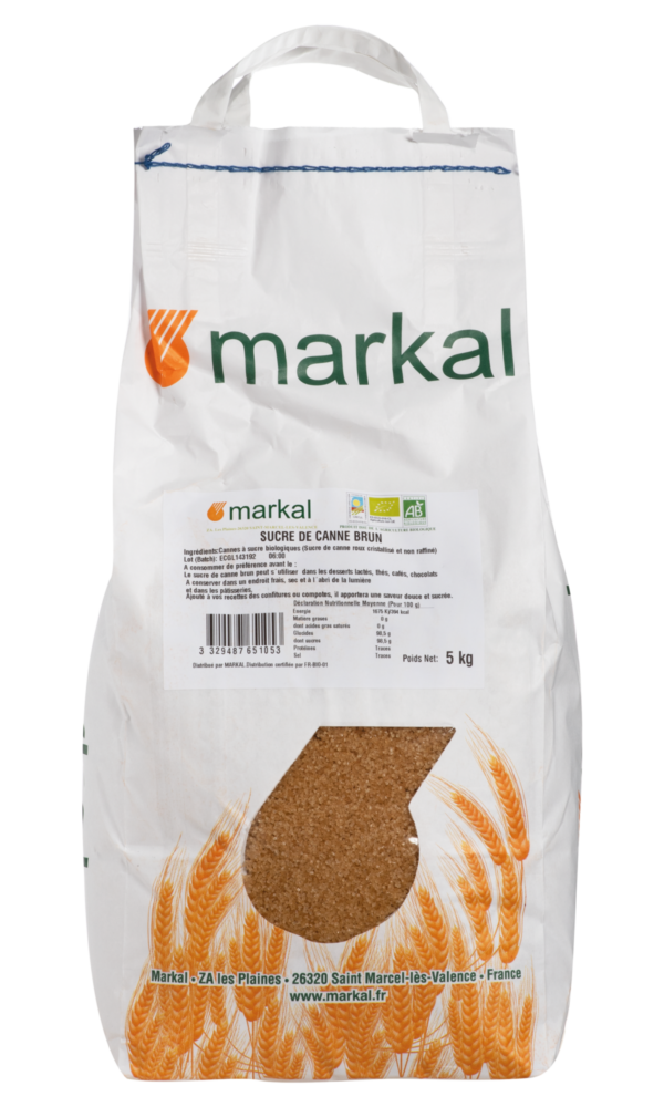 Sucre brun de canne 5kg