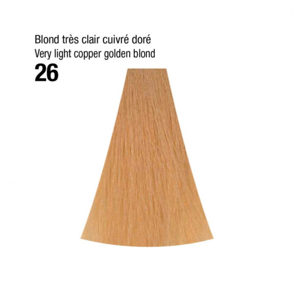 Coloration n°26 blond très claire cuivré doré 120mL – Image 2
