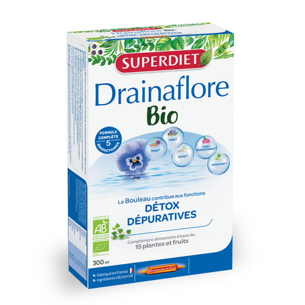 Drainaflore boite de 20 ampoules