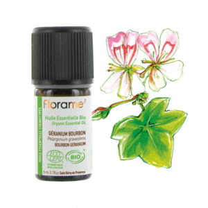 Huile essentielle de Géranium Bourbon (Rosat)  5ml