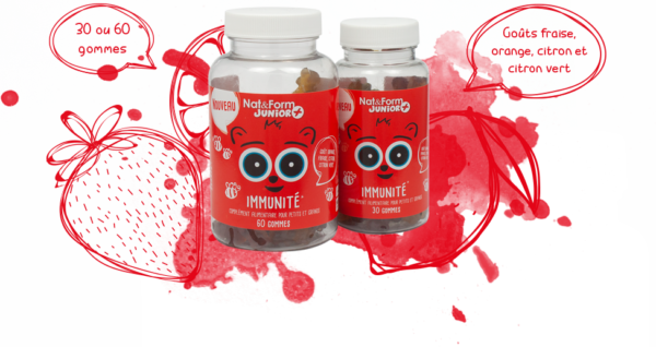 Ours+ immunité boite de  60 oursons