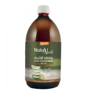 Jus d'Aloé Vera non pasteurisé Bio et Demeter 1L