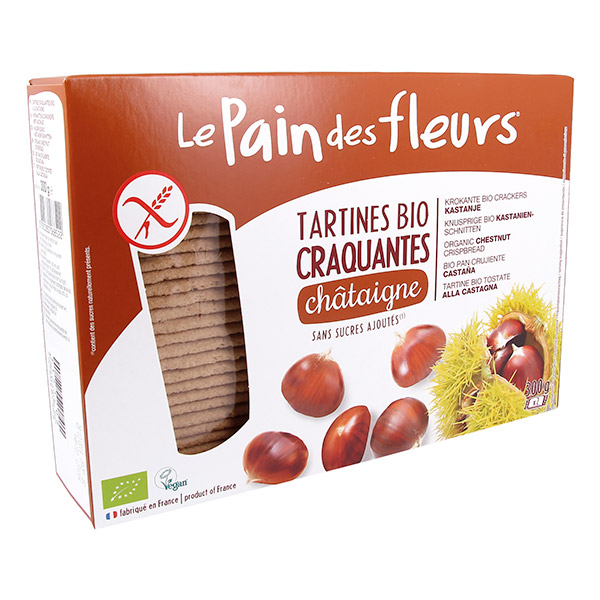 Pain des fleurs châtaigne 300gr - Destination BIO