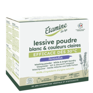 Lessive poudre linge blanc et couleur 2kg