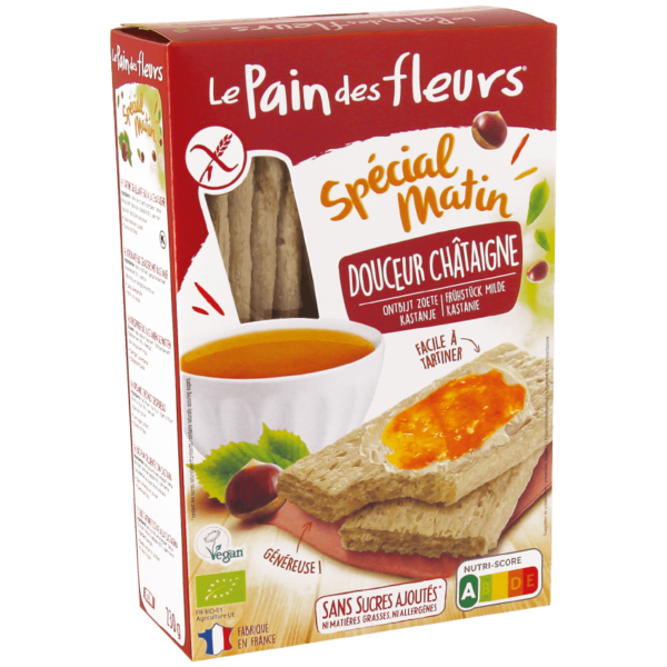 Pain des fleurs spécial matin douceur châtaigne 230gr