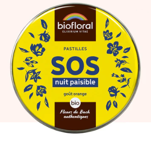 Pastilles Secours Nuit paisible boite familiale 50g