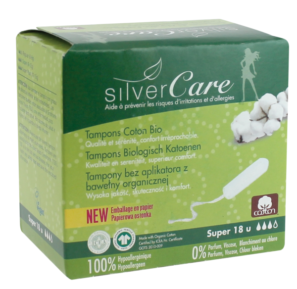 Tampon super sans applicateur boite de 18 unités