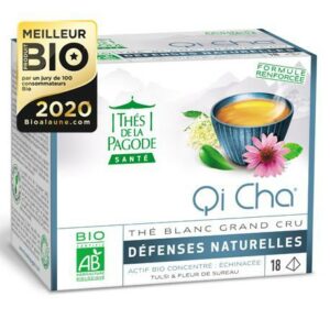 Thé blanc Qi Cha boite de 18 infusettes