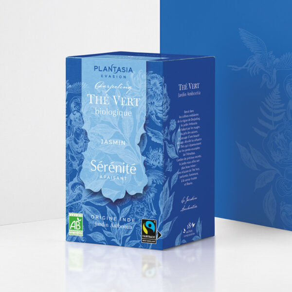 Sérénité Thé Vert Bio boite de 18 sachets