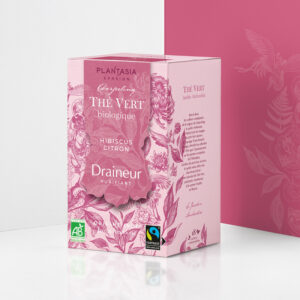 Draineur Thé Vert Bio boite de 18 sachets