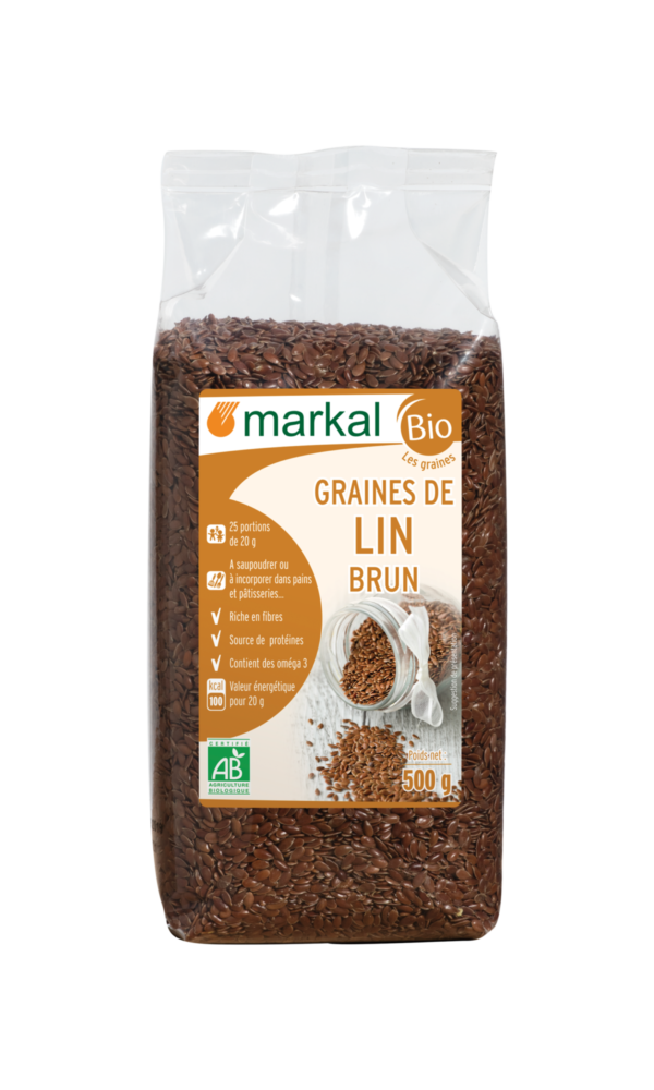 Graines de lin brun 500g