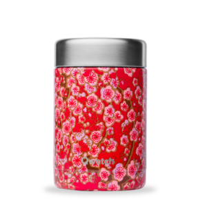 Boite repas isotherme flowers rouge 340ml