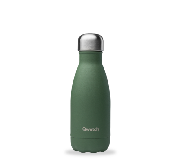 Bouteille isotherme granite kaki 260ml