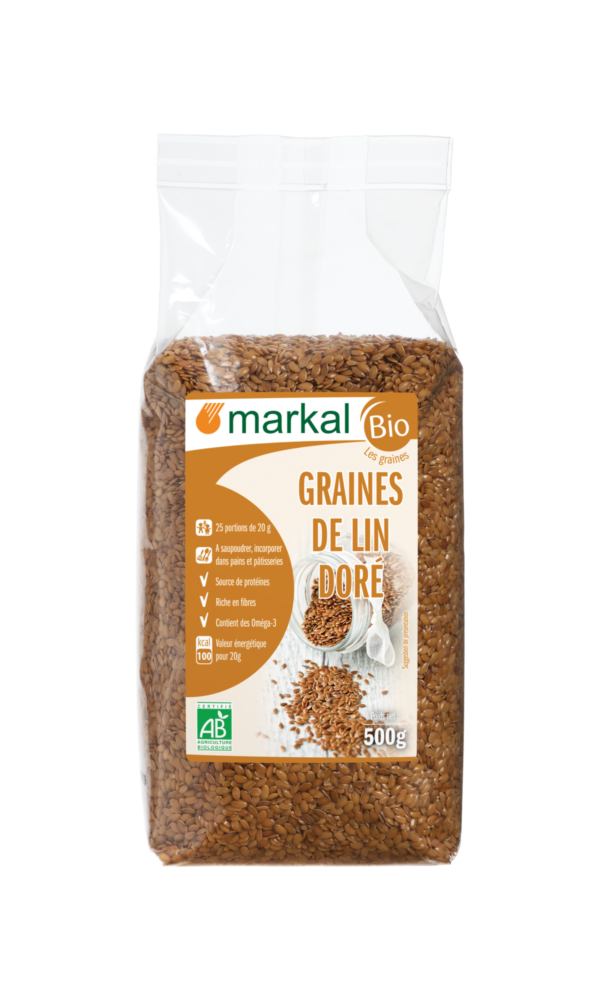 Graines de lin doré 500g