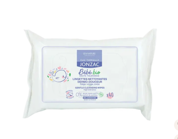 Lingettes nettoyantes dermo-douceur boite de 40 lingettes