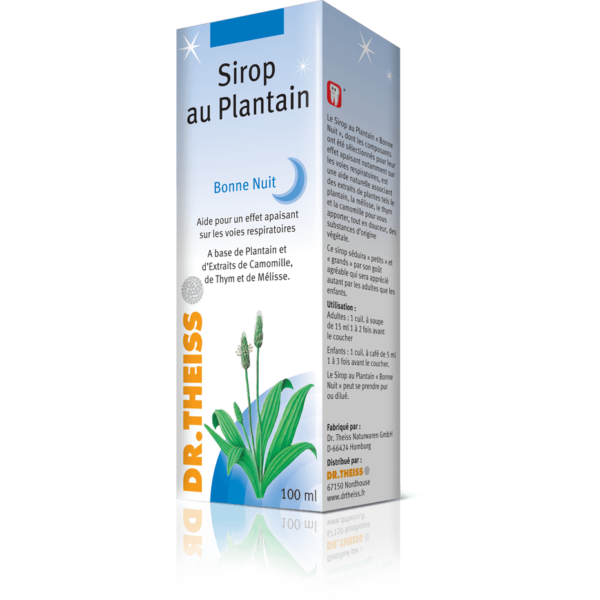 Sirop au Plantain "bonne nuit" 100ml