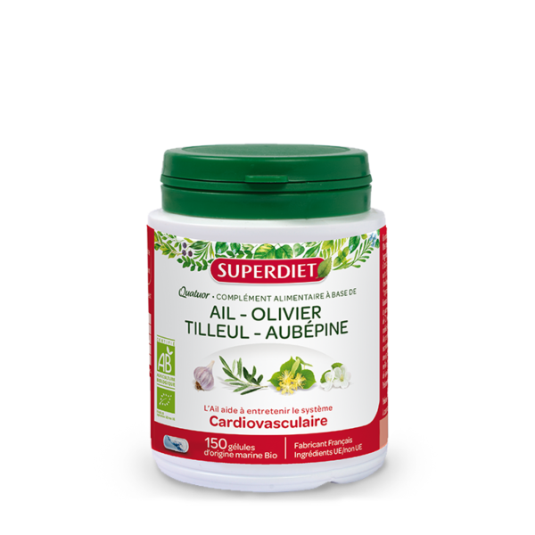 Quatuor cardiovasculaire Bio boite de 150 gélules