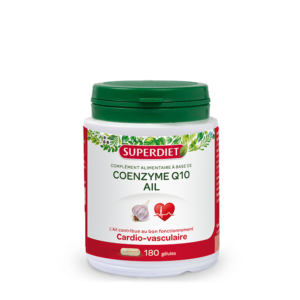 Coenzyme Q10 + Ail boite de 180 gélules