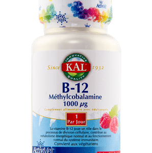 Vitamine B12 1000 µg (Méthilcobalamine) boite de 90 micro-comprimés