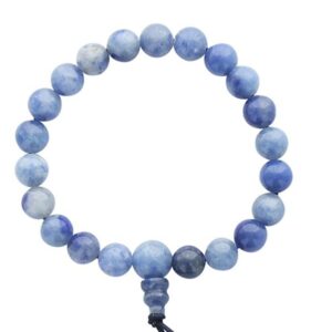 Bracelet Quartz bleu 8mm