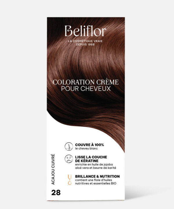 Coloration n°28 acajou cuivré 120mL