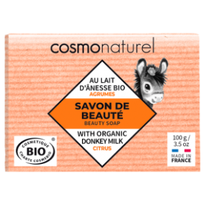 Savon au lait d'ânesse à l' HE d'agrumes bio 100g