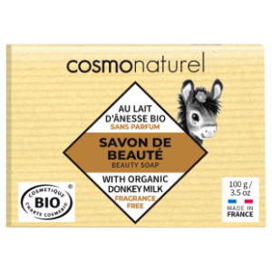 Savon au lait d'ânesse à base de karité bio 100g