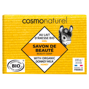 Savon au lait d'ânesse à base de miel bio 100g