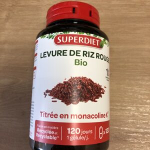 Levure de riz rouge BIO 120 gélules