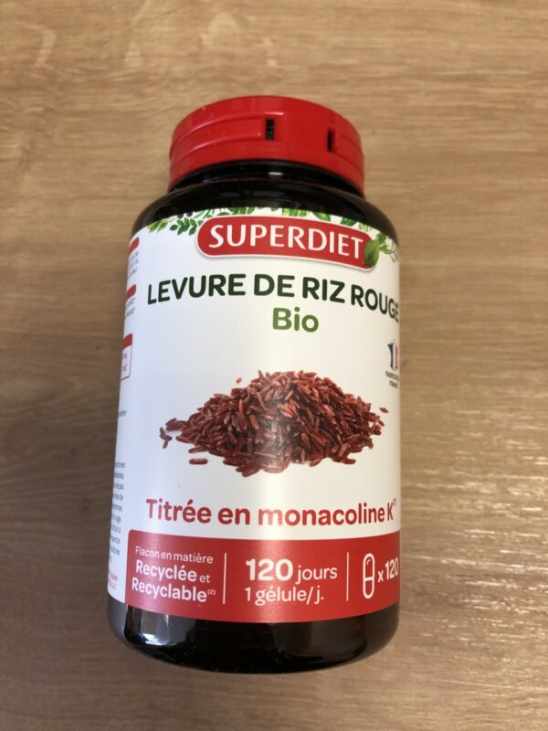 Levure de riz rouge BIO 120 gélules