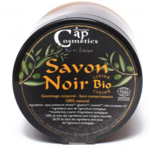 Savon noir exfoliant nature bio 200ml