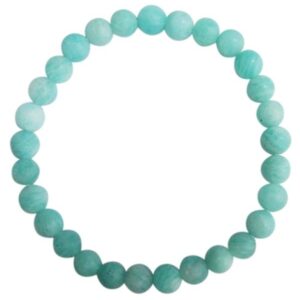 Bracelet perles rondes amazonite 8mm