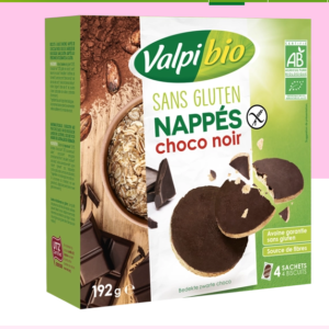 Biscuits nappés chocolat noir 192g