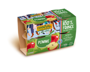 Purée pomme 100% France 4 x 100g