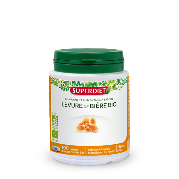 Levure de bière boite de 100 gélules