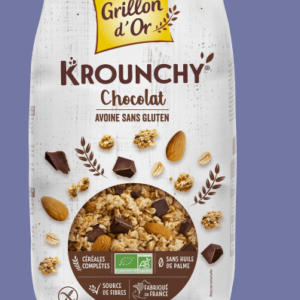 Krounchy chocolat avoine sans gluten 500g