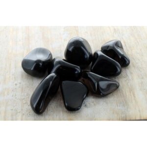 Pierre roulée Obsidienne fumée
